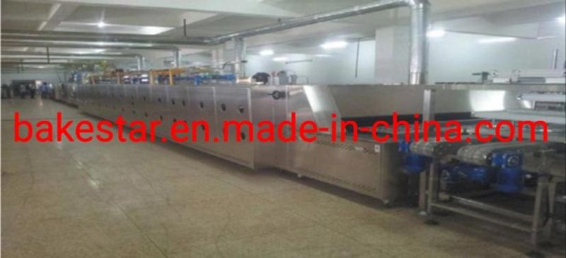 Bakery Bread Cake Biscuit Croissant Gas Tunnel Oven for Automatic Production Line with CE