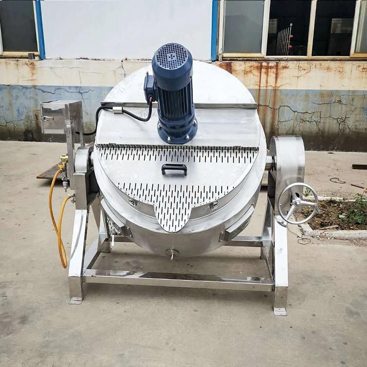 Good Quality Fried Rice Chilli Sauce Steam Biryani Cooking Machine Food Automatic Pot Stirrer