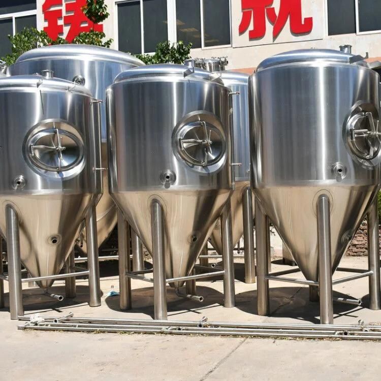 SUS 304 600L Beer Brewing Fermenters for Micro Brewery Fermenting Process