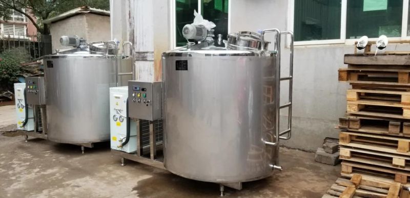 2000L Electric Control Milk Storage Tank with Insulation Wall