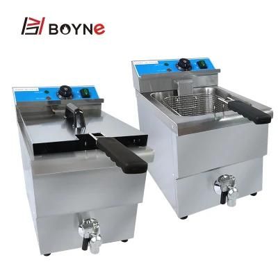 Commercial Stainless Steel 12L Electric Single Tank Deep Fryer