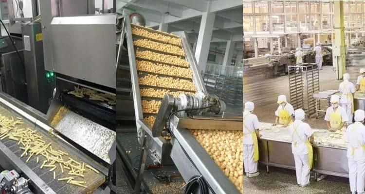 Potato Crisps Frying Machine Automatic Continuous Gas Fryer for Potato Chips