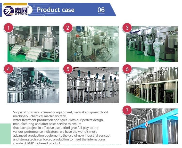 Internal and External Circulation of Hydraulic Lower Homogenizer (seperated) PLC