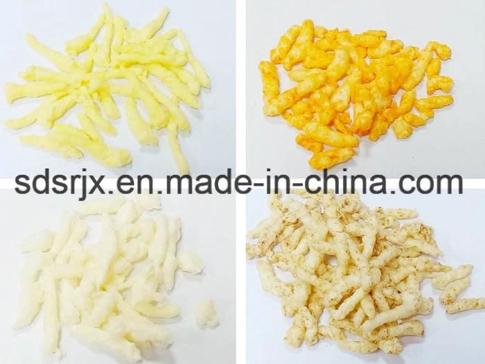 Automatic Deep Fried Corn Curls Cheetos Plant Production Line Machine