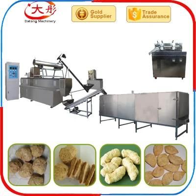 Soya Chunks Nuggets Mince Protein Extruder Making Machines