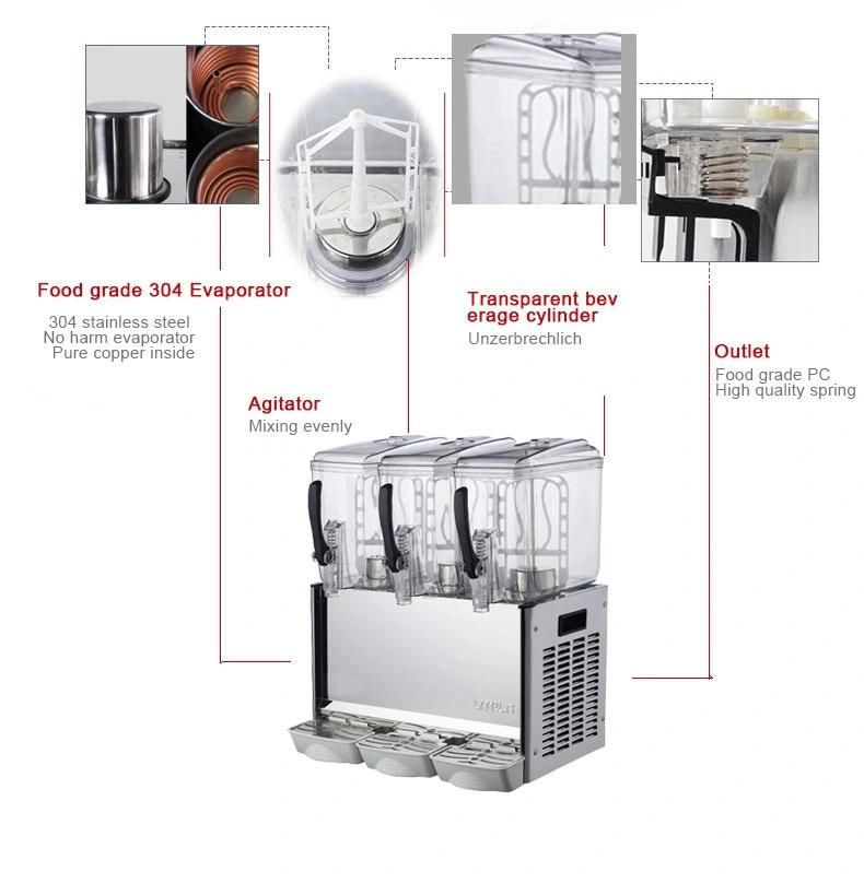 Large Cpacity Automatic Commercial Cooling Drinking Juicer