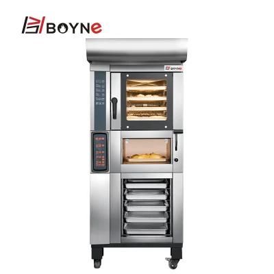 Combing Oven with Four Trays Deck Oven with Cabinet