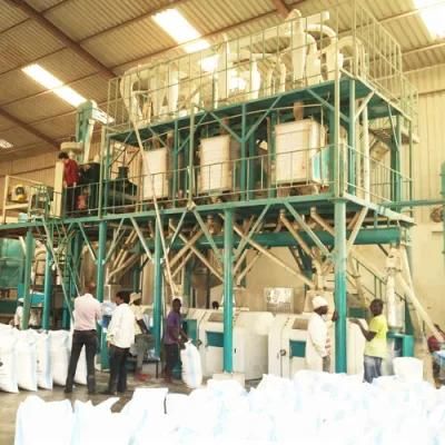 Africa Kenya Zambia Tanzania Uganda 50t/24h Maize Milling Machine