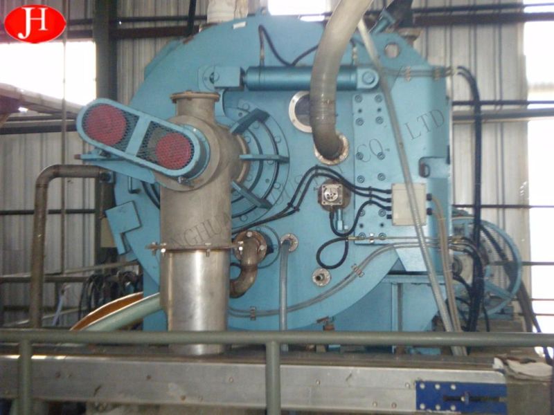 Large Capacity Peeler Centrifuge Arrowroot Starch Milk Dewatering Making Machine Starch Processing Line