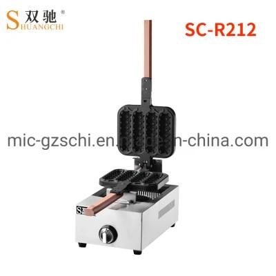 Gas Waffle Crispy Chip Making Machine with Stainless Steel Hot Sale Commercial