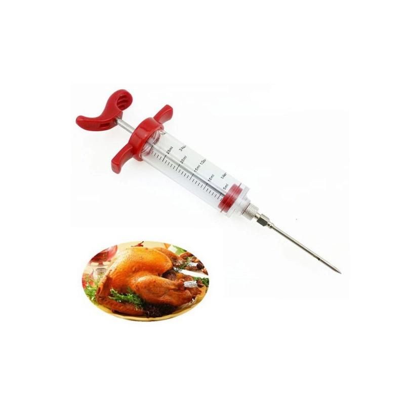 Meat Injector Syringe Lightweight Meat Syringe Marinade Injector for Marinade Flavor Holiday Dinners Restaurant Esg11963