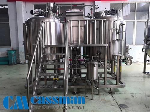 Cassman Factory Supplied SUS304 1000L Beer Brewing Machine with CE Certificate