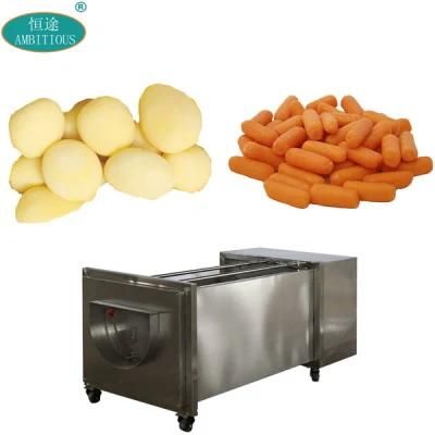 Brush Washing Machine Vegetable Potato Carrot Peeling Stripper Machine