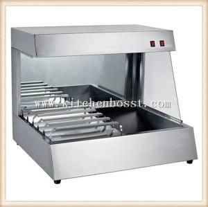 Fried Chips Station with Glass Cover Cover (VF-8)