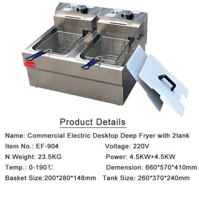 Commercial Chicken Potato Chips Electric Deep Fryer