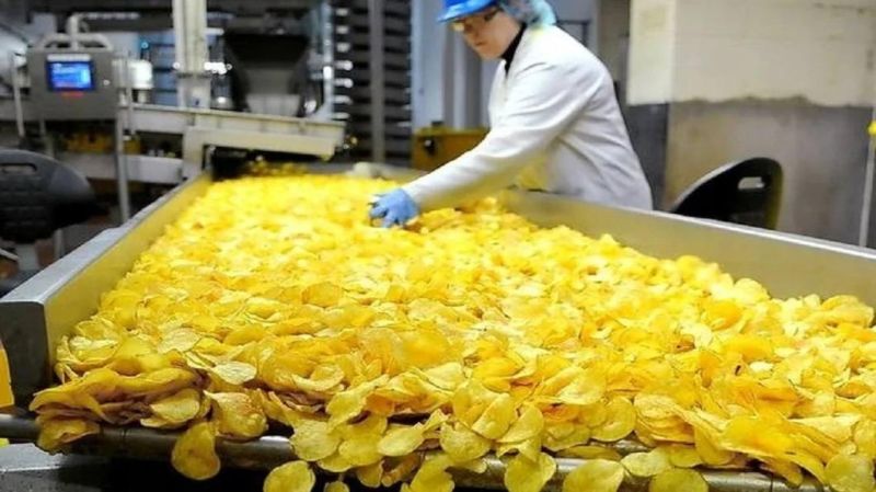 Automatic Potato Chips Making Machine Potato Chips Processing Line