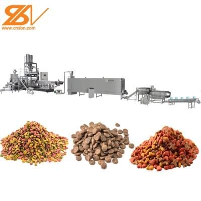 Dry Type Whole Pet Food Cat Dog Food Production Line