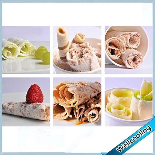 2016 New Model! 8 Toppings Stir Fry Ice Cream Machine