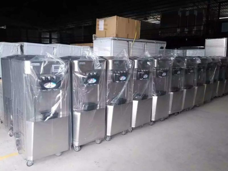 Wiberda Factory Outlet Commercial Table-Top Soft Ice Cream Machine Bql-198 with CE