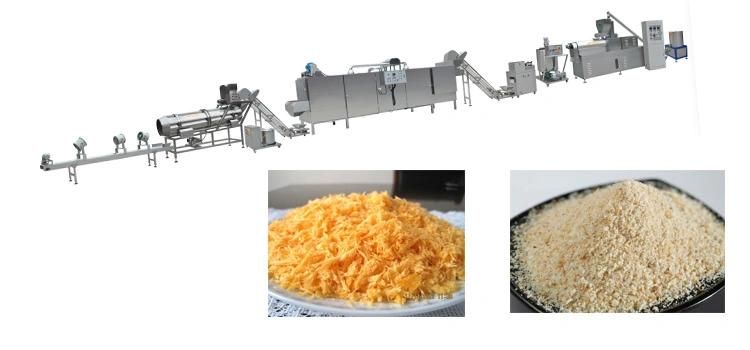 Full-Automatic Zh70 Bread Crumb Extruder Processing Machine Production Line