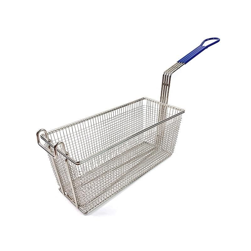 Stainless Steel Fryer Basket with Front Hook