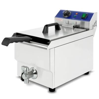 CE Approval Stainless Steel Commercial Electric Deep Fryer