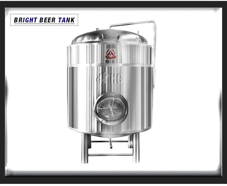 2000L Industrial Stainless Steel Beer Wine Fermentation Tank with Cooling Jacket