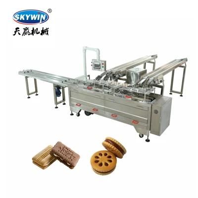 Sandwich Cream Cracker Biscuit Making Machine Chocolate Cream Machine