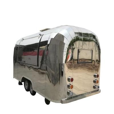 Fast Food Catering Airstream Trailers or Mobile Electric Airstream Food Truck Food Caravan ...