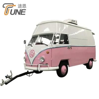 Tune Electric Food Truck Trailer Mobile Kitchen Food Truck for Sale Europe