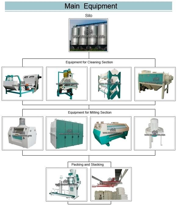 New Design High Quality Compact Wheat Flour Roller Milling Machine