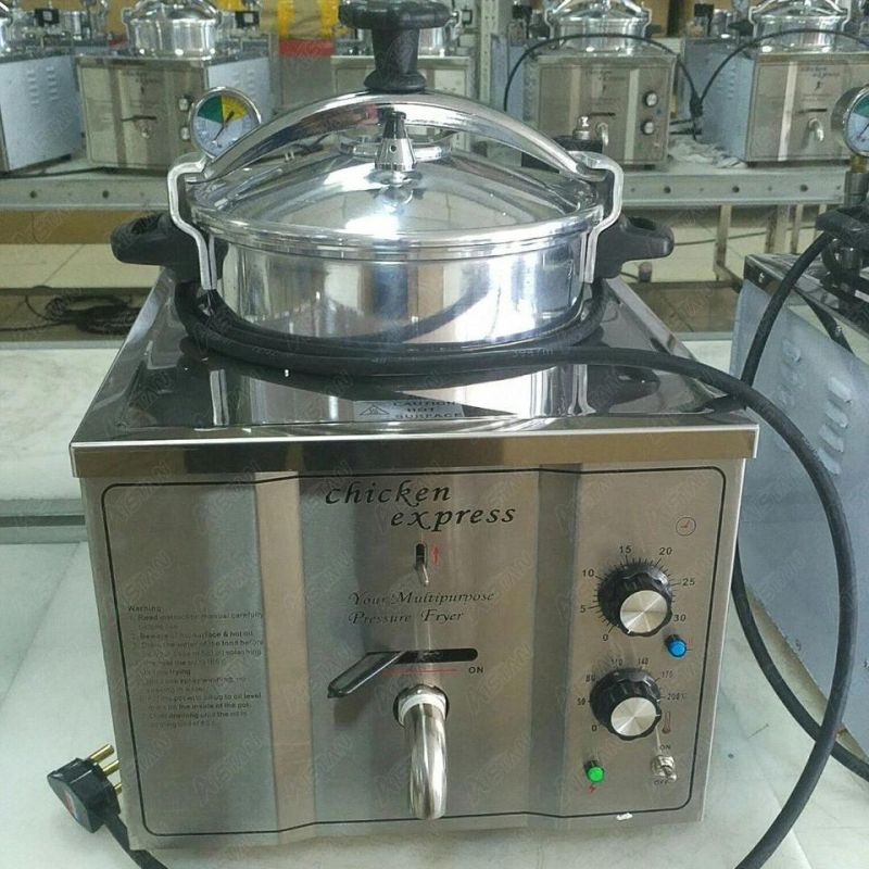 Mdxz16 Electric Pressure Fryer Commercial Deep Fryer Food Chips Potato Chicken Oven Fryer