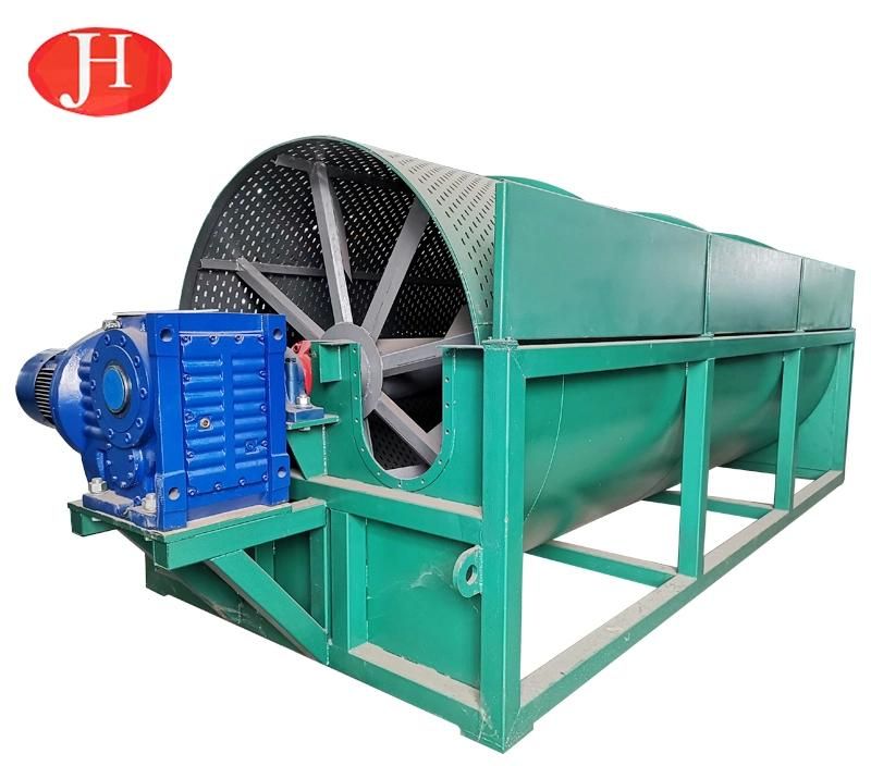 Zhengzhou Jinghua 50 T/H Potato Cleaning Machine Rotary Washer Starch Making Equipment