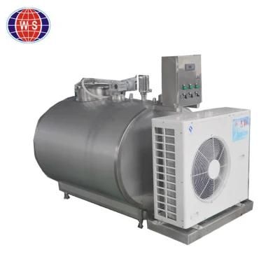 Weishu Stainless Steel Fresh Milk Storage Cooling Tank