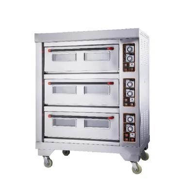 Commercial Bread Maker 3 Decks 6 Trays Kitchen Baking Oven