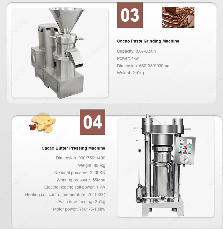 380V/50Hz/3 Phase Machine for Extracting Cocoa Butter