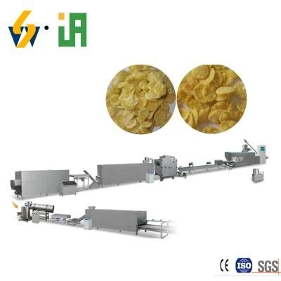 High Capacity Double-Screw Breakfast Cereal Corn Flakes Production Line