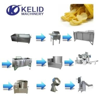 Semi - Automatic Fried Potato Chips Production Line