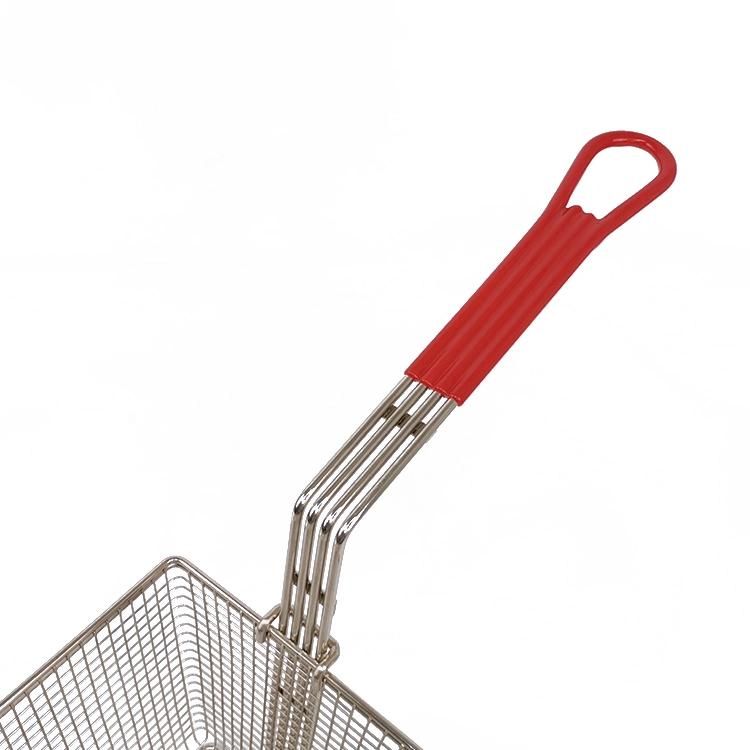 Hotel Kitchen Equipment Deep Fryer Basket French Fries Serving Basket Wire Mesh Frying Strainer Fry Basket