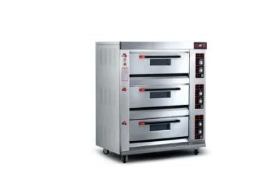 Popular Bakery Machine 3 Deck 6 Tray Gas Oven From Hongling