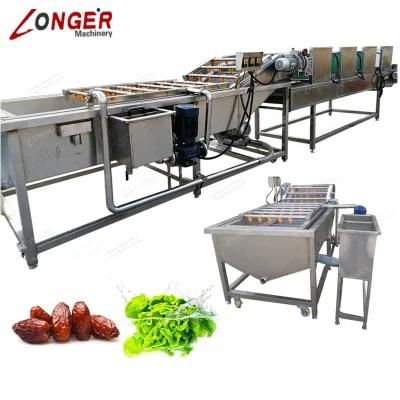 Automatic Fruit Vegetable Cleaning Drying Cassava Peeling and Washing Machine