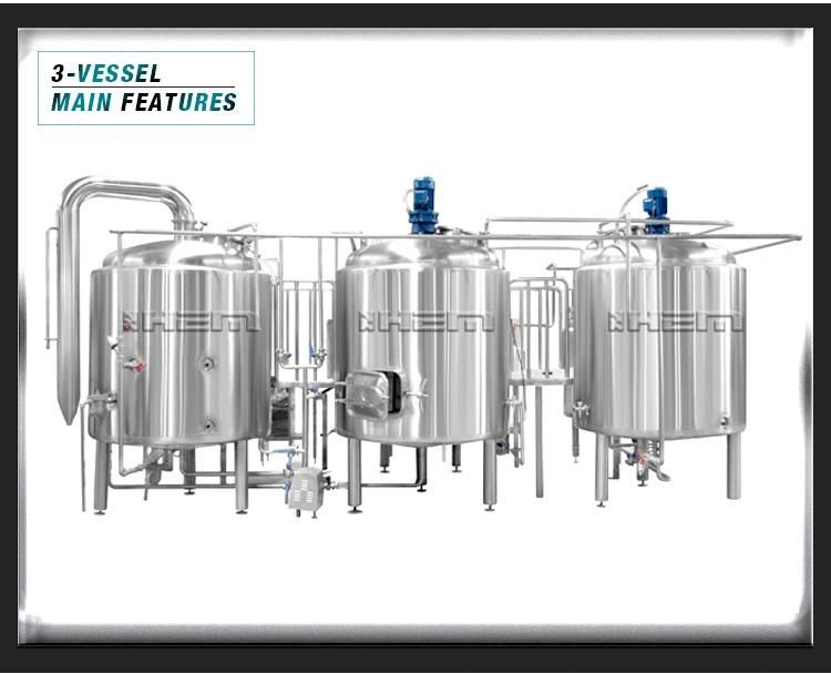 100L 200L 300L 500L 700L 1000L 1bbl 2bbl 3bbl 5bbl Industrial Commerical Restaurant Pub Home Micro Craft Brewery Brewing System Turnkey Beer Equipment