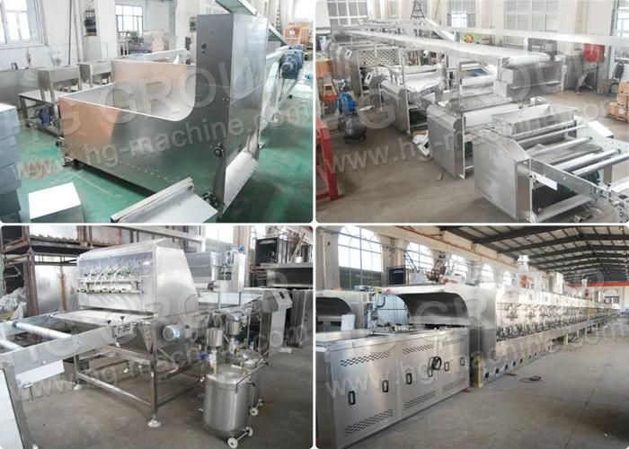 Autoatmic Bakery Equipment Soft Hard Soda Rice Cracker Cake Biscuit Cookie Sandwiching Production Line Making Baking Oven Bakery Snack Food Machine