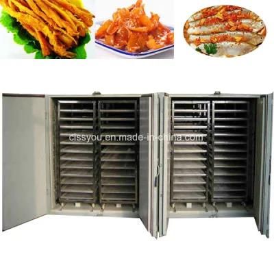 Industrial Hot Air Fruit Vegetable Fish Dehydrating Dryer Machine