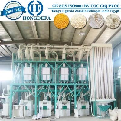 Kenya 50 Ton Per 24hour Corn Flour Mill