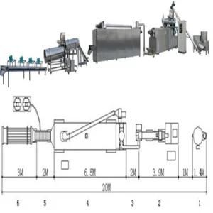 Floating Fish Feed Pet Food Extruder Production Line