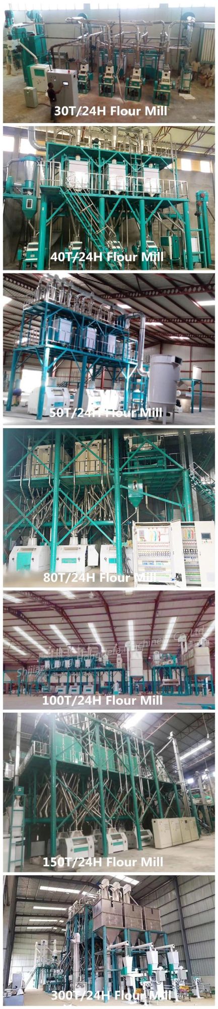 Good 120t/D Maize Milling Machine Flour Mill Price for Africa