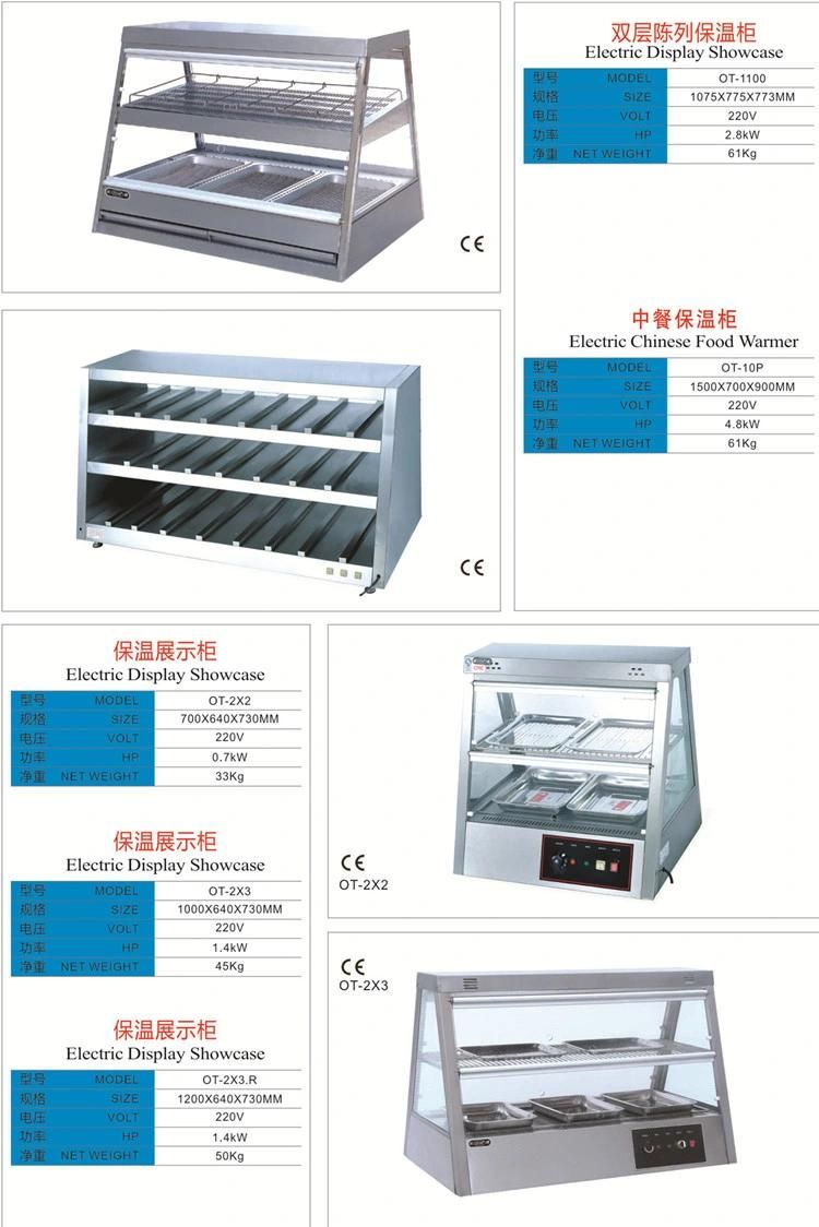 Double Heater Gastronorm Electric Buffet Server Pizza Food Warming and Heating Tray or Plate