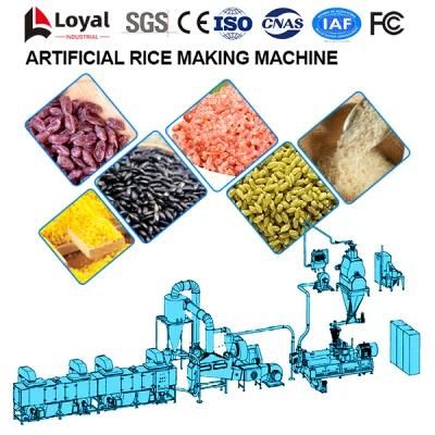 Hot Sale Enriched Artificial Nutritional Instant Fortified Rice Making Machine Nutrition ...