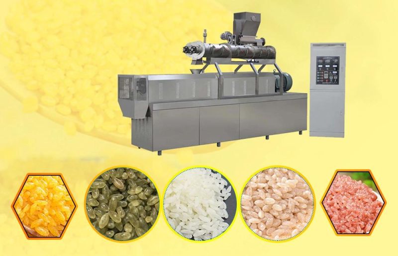 Automatic Flattening Rice Flake Crispy Snack Food Extruding Machine Production Line